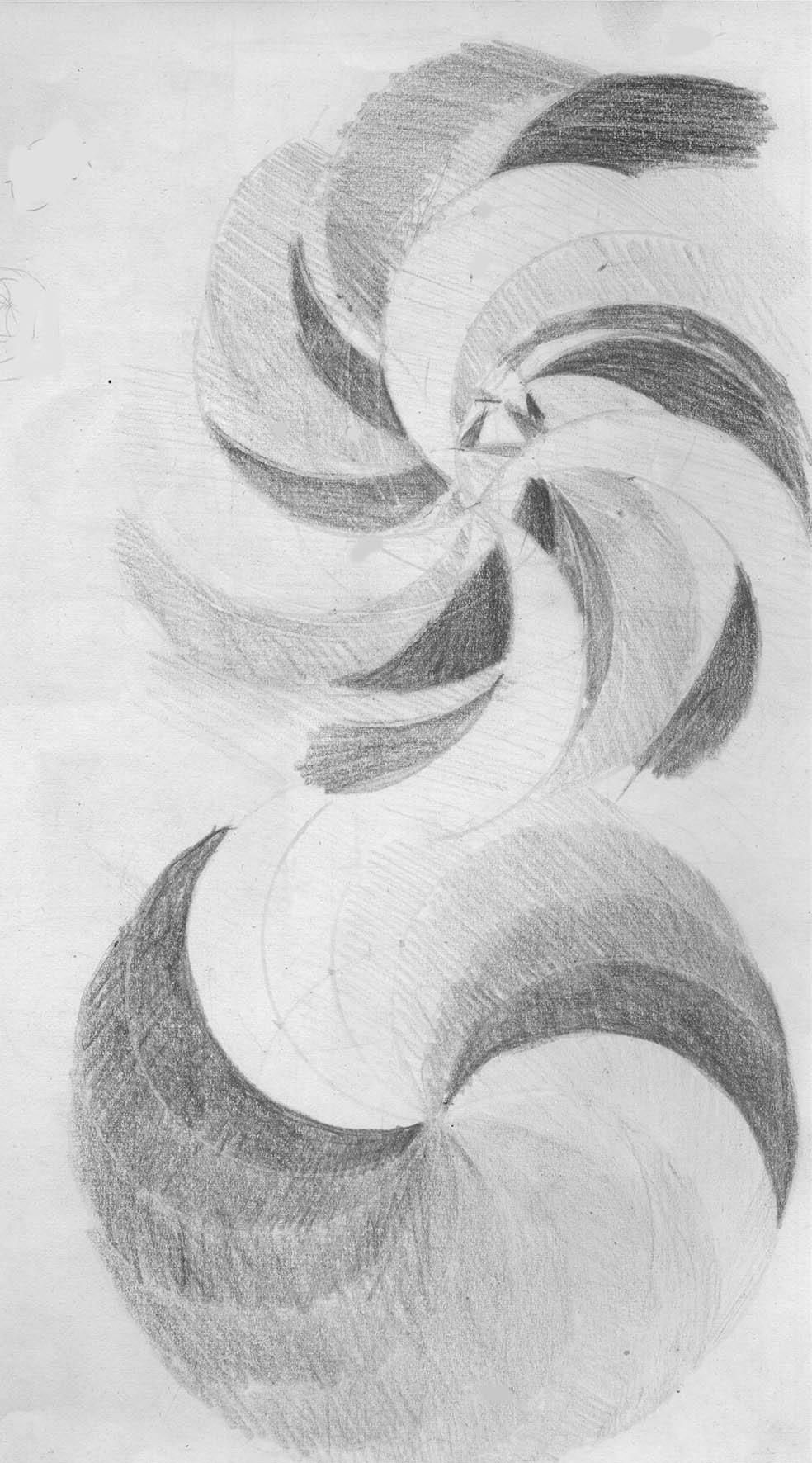 23 Progetto 23, Pencil on paper