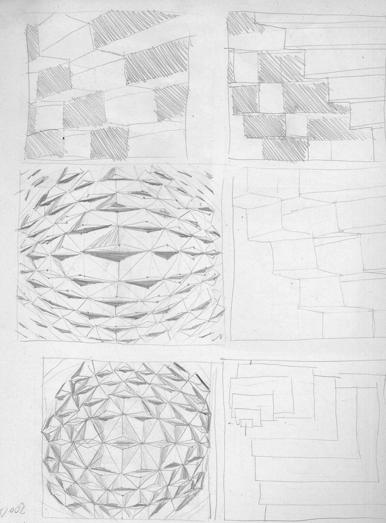 37 Progetto 37, Pencil on paper