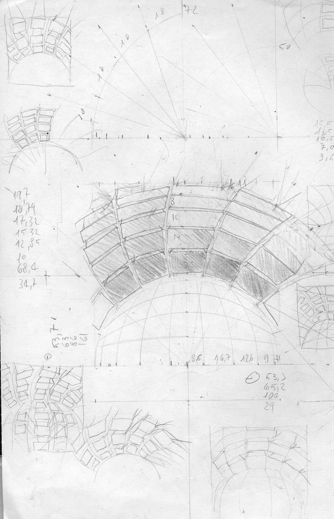 12 Progetto 12, Pencil on paper