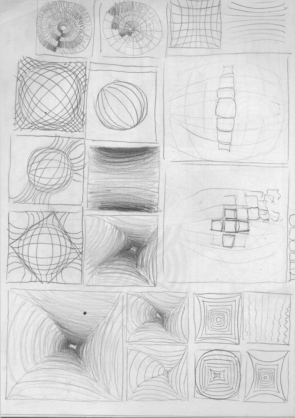 33 Progetto 33, Pencil on paper