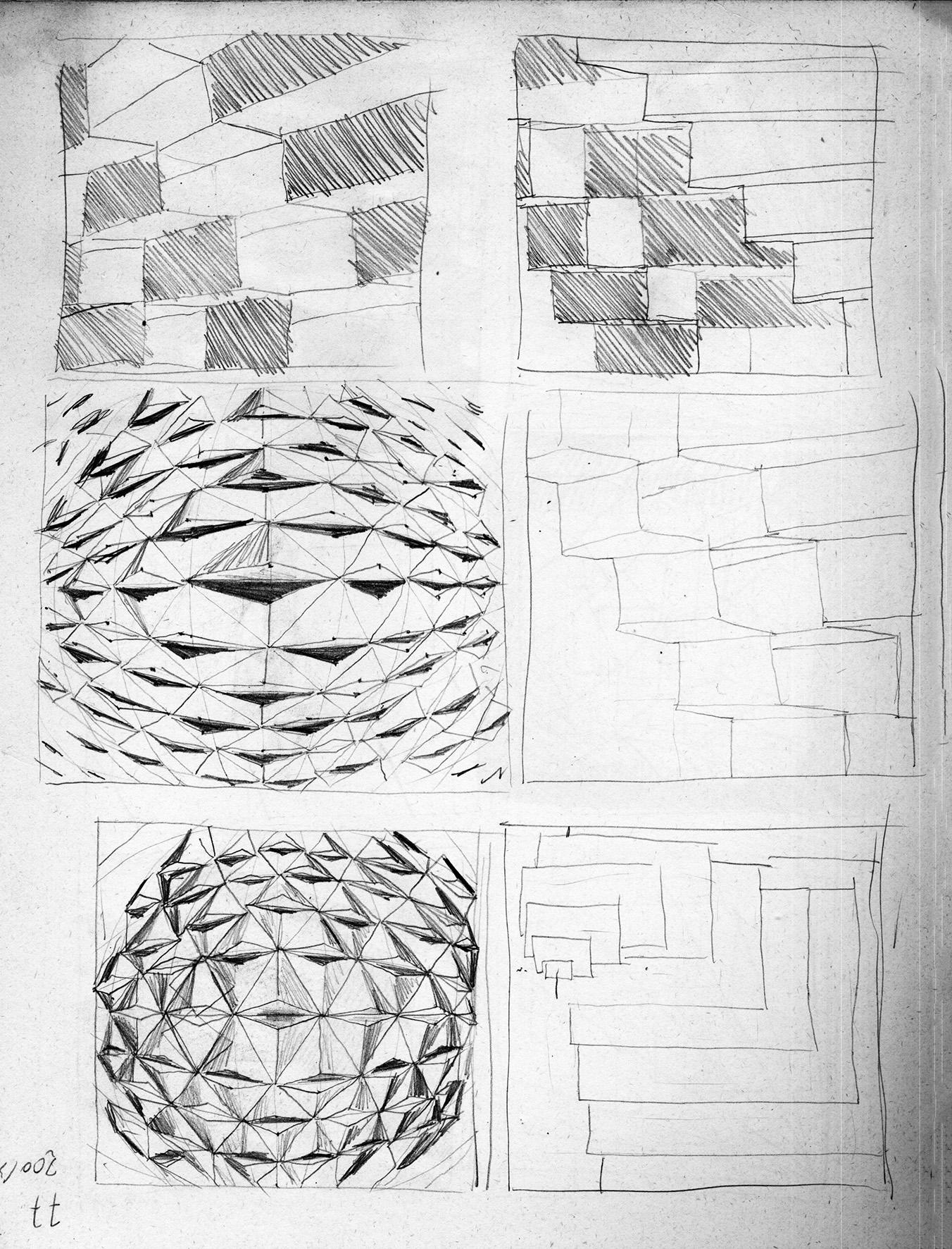 72 Progetto 72, Pencil on paper