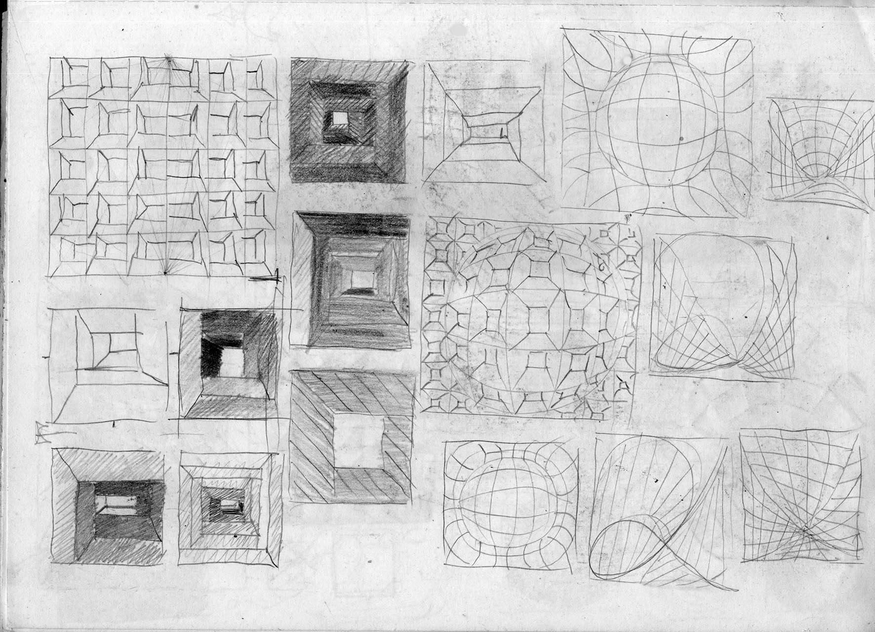 19 Progetto 19, Pencil on paper