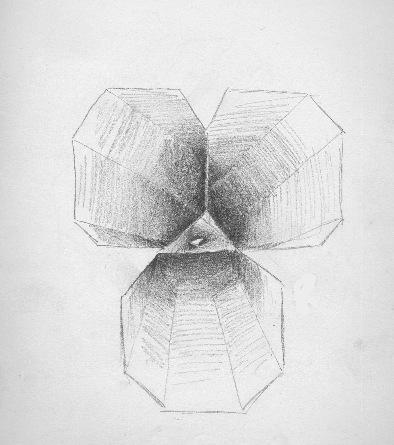 35 Progetto 35, Pencil on paper