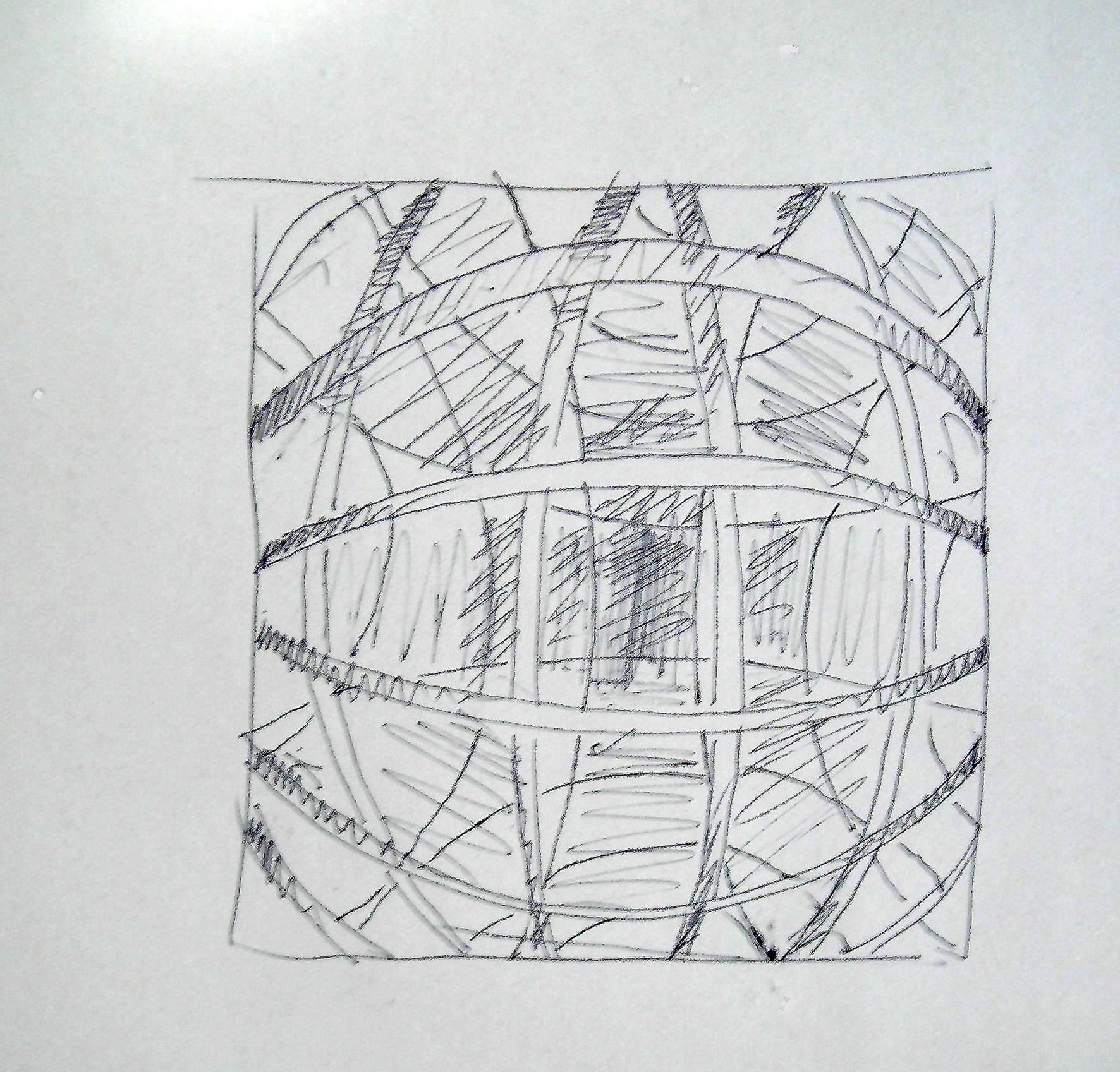 68 Progetto 68, Pencil on paper